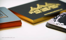 Load image into Gallery viewer, Black Paper Business Cards