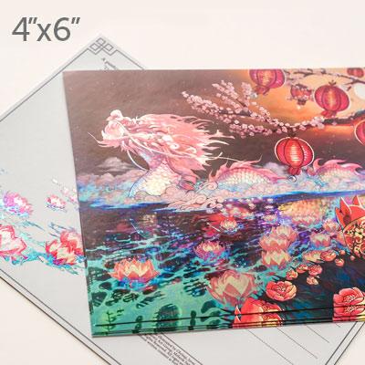 4x6 CMYK Foil Postcards