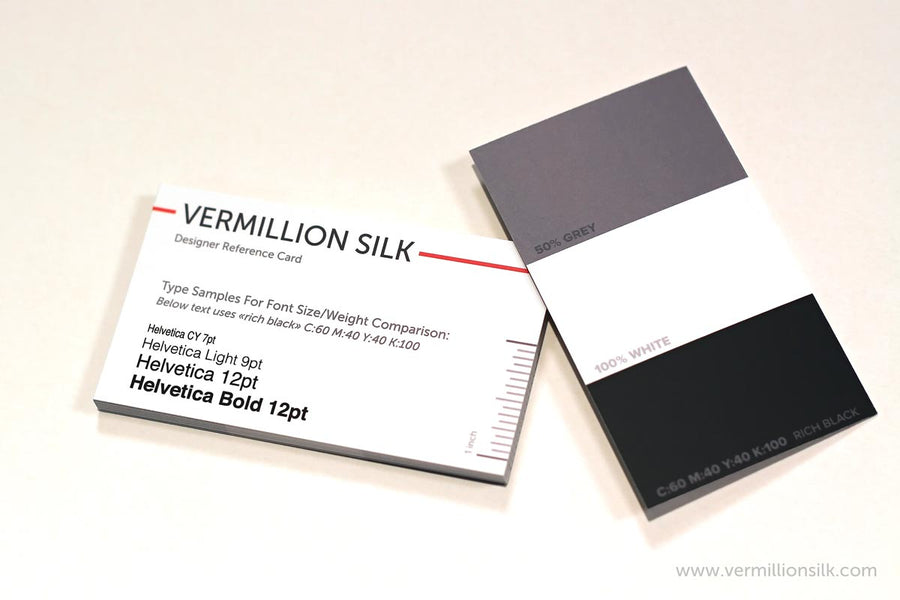Vermillion Designer Reference Card