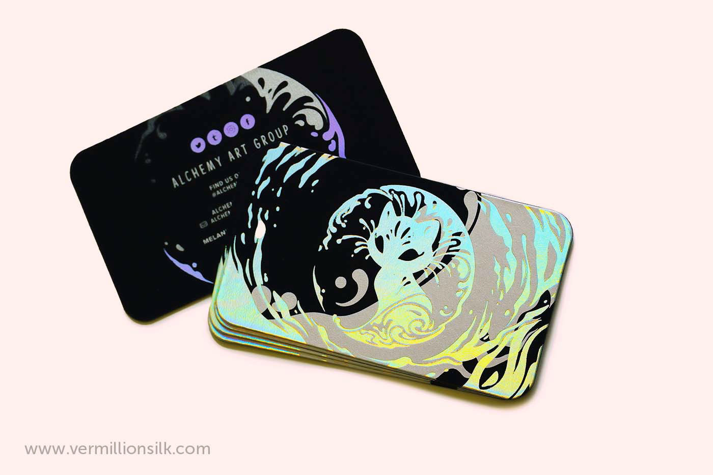 Black Paper Business Cards Black Paper Business Cards