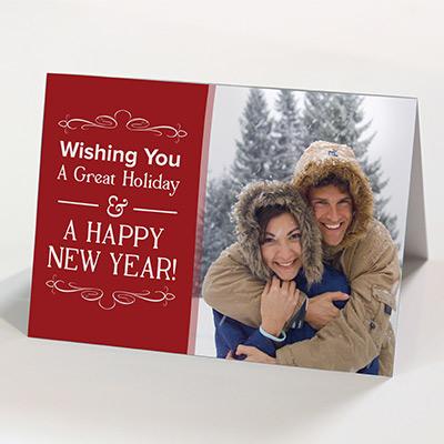 Silk Holiday Cards 7x10 Creased (Folds to 5x7)